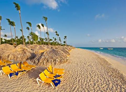 Iberostar Bavaro All Suite Resort Beach Lounge Chairs With Palapa For Shade